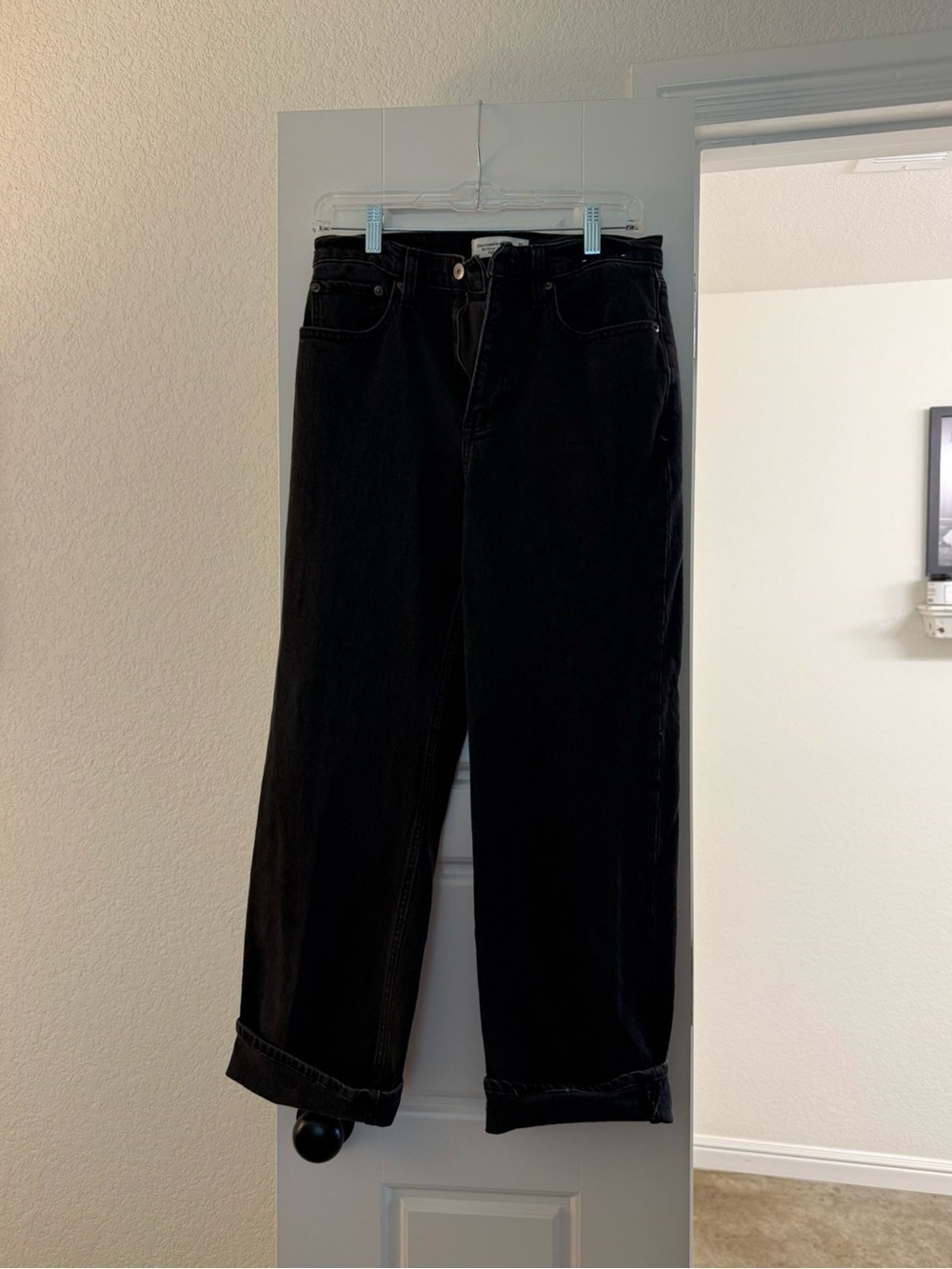 Abercrombie Black Vintage High Rise Jeans